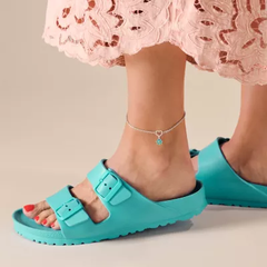 Heart Station Charm Anklet