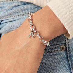 Channel Link Cable Charm Bracelet