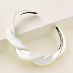 Bold Twist Cuff Bracelet