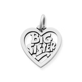 "Big Sister" Heart Charm