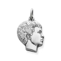 Boy's Profile Charm