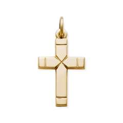 Small Plain Latin Cross Charm