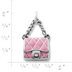Enamel Fashion Purse Charm