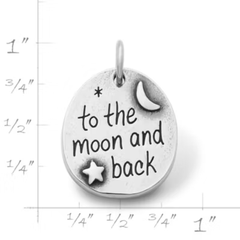 "To the Moon and Back" Charm