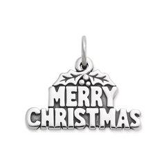 "Merry Christmas" Charm