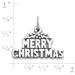 "Merry Christmas" Charm