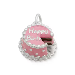 Enamel Birthday Cake Charm