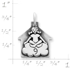 Girl in Cloud 9 Charm