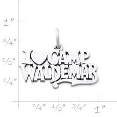 "I Love Camp Waldemar" Charm