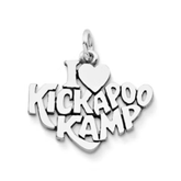 "I Love Kickapoo Kamp" Charm