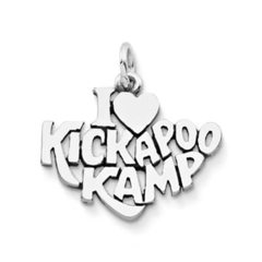"I Love Kickapoo Kamp" Charm