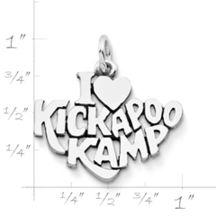 "I Love Kickapoo Kamp" Charm