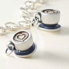 Enamel Latte Love Charm
