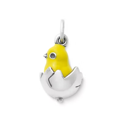 Enamel Chicks Rule Charm
