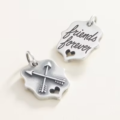 "Friends Forever" Charm