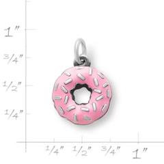 Enamel Frosted Donut Charm