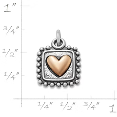 Radiant Heart Charm