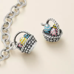Enamel Easter Basket Charm