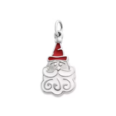 Enamel Sweet Santa Charm