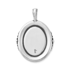 Sculpted Bluebonnet Layered Gemstone Pendant