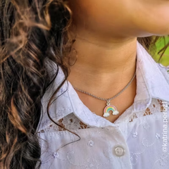 Enamel Rainbow Charm