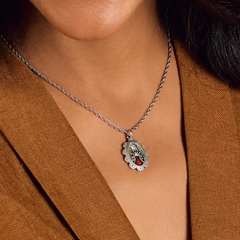 Enamel Virgin of Guadalupe Charm