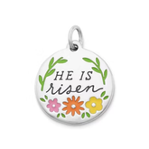 Enamel "He is Risen" Charm