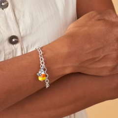 Sweet and Spooky Halloween Art Glass Charm