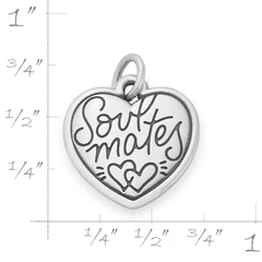 "Soulmates" Heart Charm