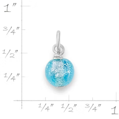 Mini Art Glass Bead Charm