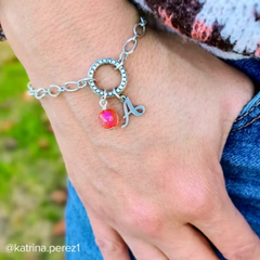 Mini Art Glass Bead Charm