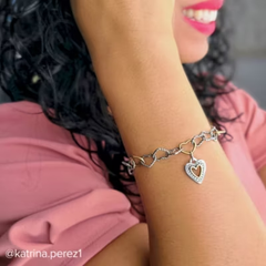 Petite Framed Heart Charm