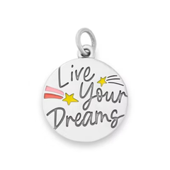 Enamel Live Your Dreams Charm