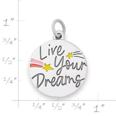 Enamel Live Your Dreams Charm
