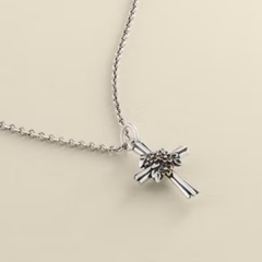 Growing in Faith Cross Charm