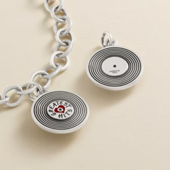 Greatest Hits Album Enamel Charm