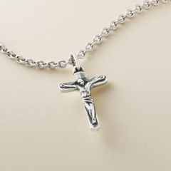 Chiseled Crucifix Pendant