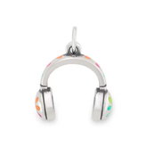 Enamel Love My Headphones Charm