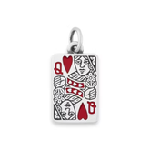 Enamel Queen of Hearts Charm