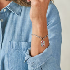 Enamel Queen of Hearts Charm