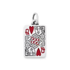 Enamel Queen of Hearts Charm