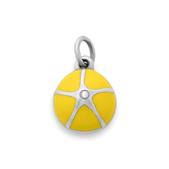 Enamel Colorful Lemon Twist Charm