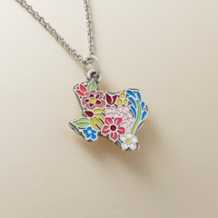 Enamel Texas Wildflower Charm