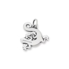 Enamel Festive Gecko Charm