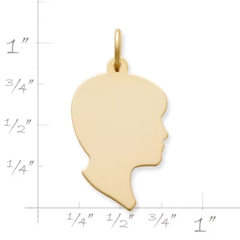 Boy Silhouette Charm