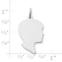 Boy Silhouette Charm