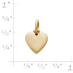 Puffed Heart Charm