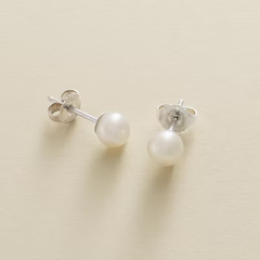 Round Gemstone Studs