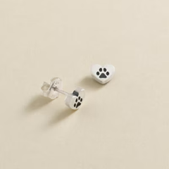 Love My Pet Heart Studs