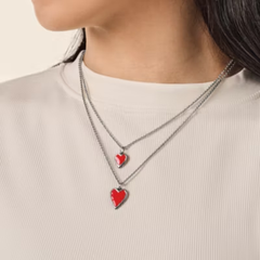 Enamel Heart Charm